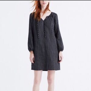 Madewell Tunic Hayden Plaid Dress Size S